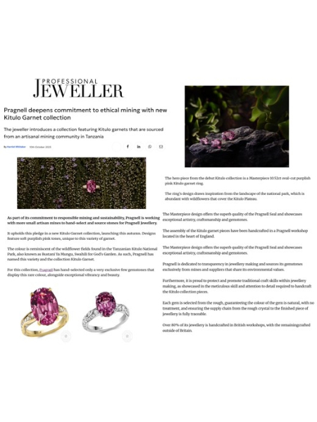 Professional Jeweller - Kitulo Garnet Ring