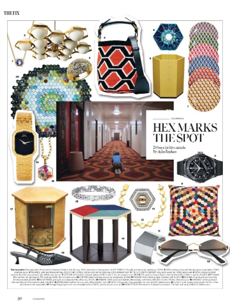 Financial Times How To Spent It Honeycomb Ring-min