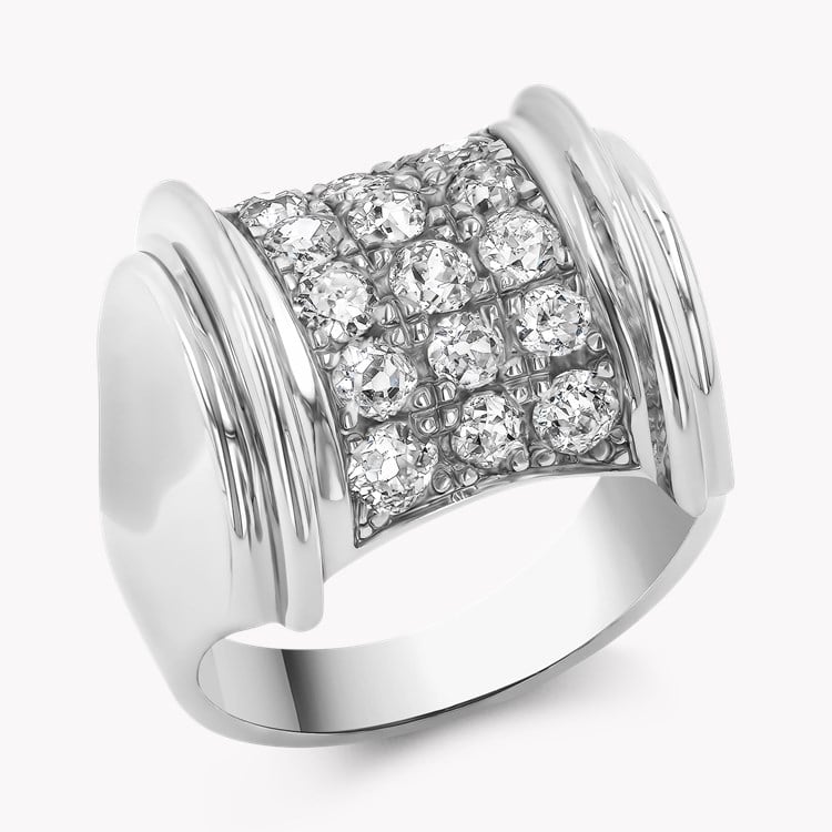 Art Deco Brilliant Cut Diamond Ring in 18ct White Gold.jpg