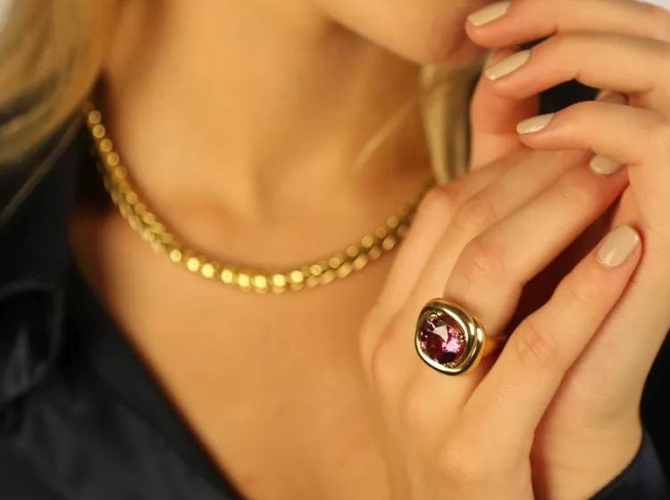 Garnet ring