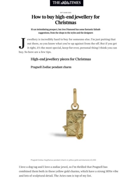 The Times - Zodiac Charms