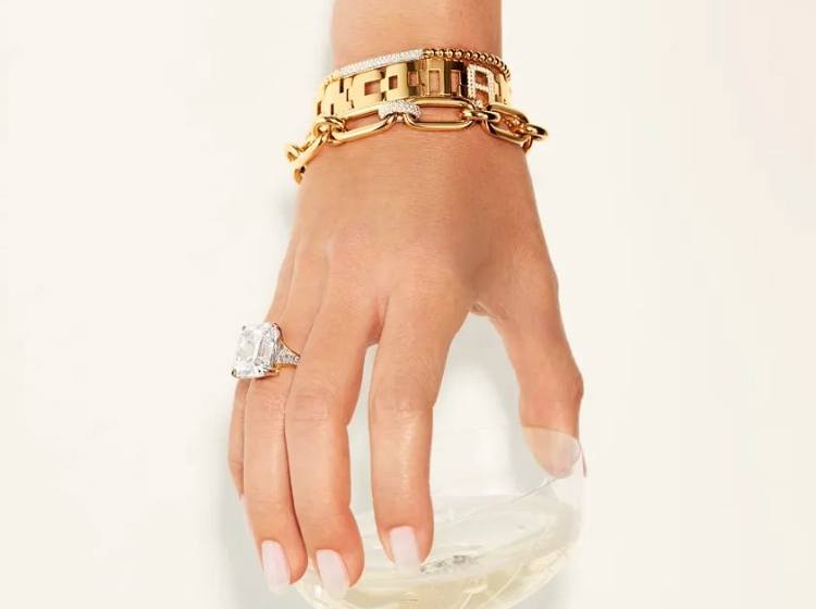 Gold Kashmir Sapphire and diamond  Ring