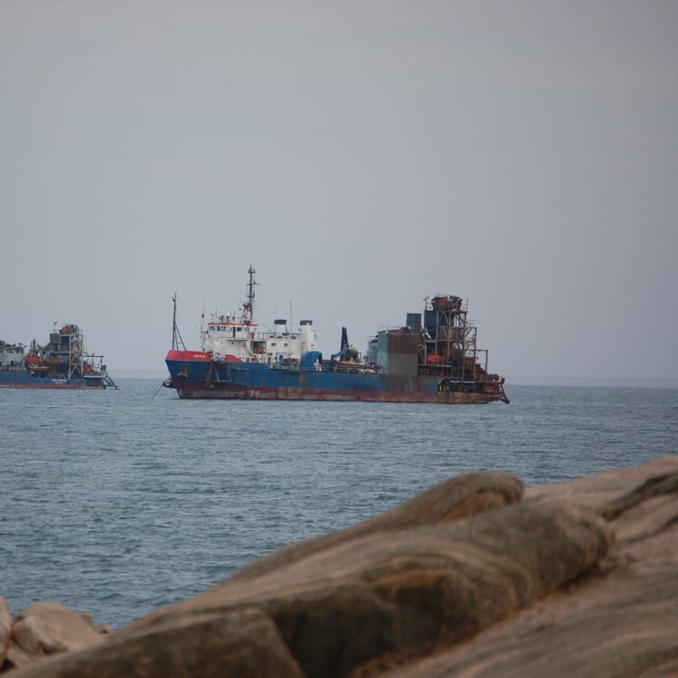 Diamond Dredging Vessels Namibia
