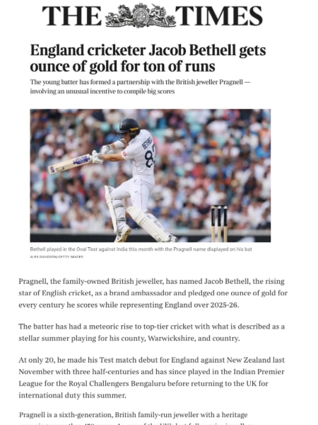 The Times - Jacob Bethell