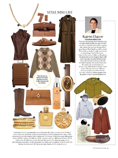 Pragnell in The Sunday Times Style - Editor Gift Guide - November 2024