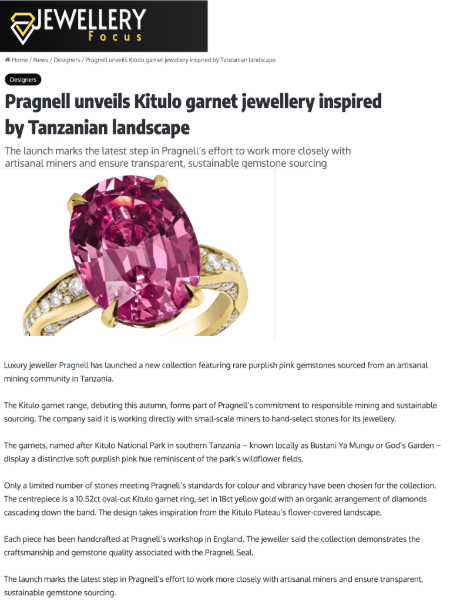 Jewellery Focus - Kitulo Garnet Ring