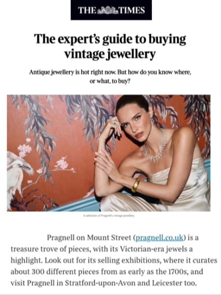 The Times - Vintage Jewellery