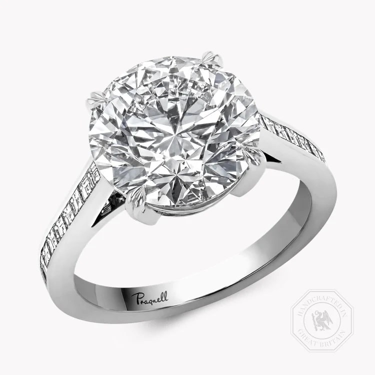 Example of Modern Brilliant Cut diamond ring