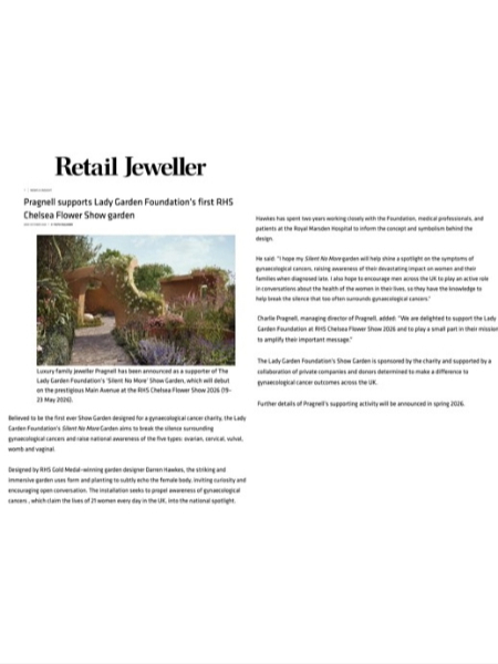 Retail Jeweller - Lady Garden