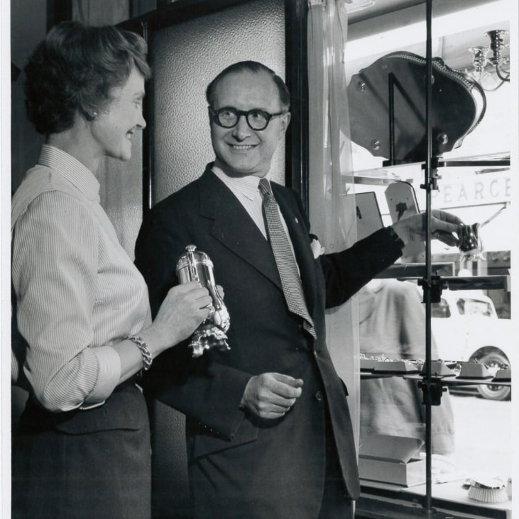 George and Margaret Pragnell in No.5 Wood Street