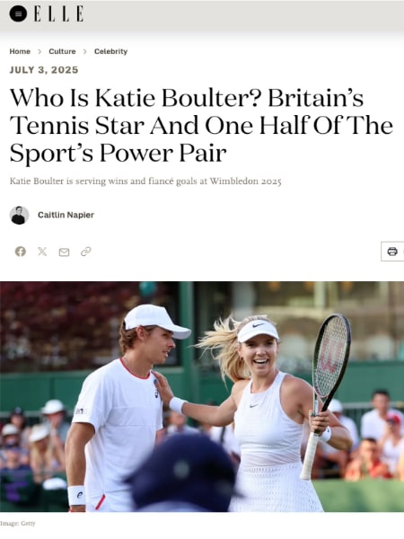 Elle, July, Katie Boulter, Pragnell Ambassador