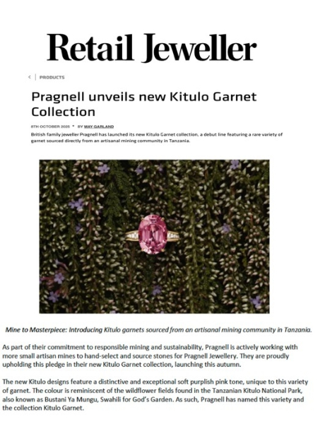 Retail Jeweller - Kitulo Garnet Ring