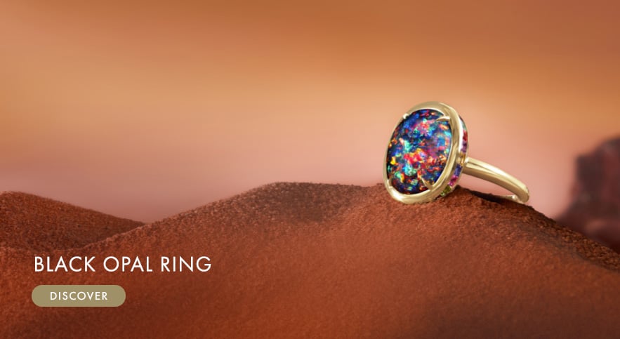 Black Opal Ring