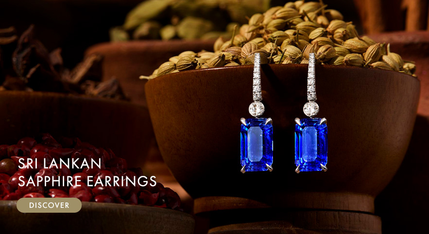 Sri Lankan Sapphire Earrings