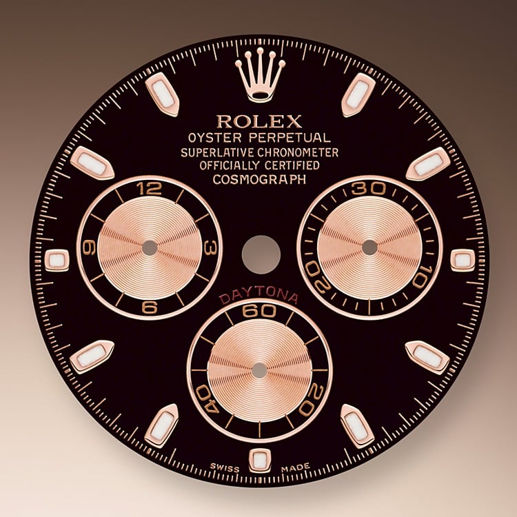 This model features a black and pink dial with snailed counters, 18 ct gold applique hour markers and hands with a Chromalight display, a highly-legible luminescent material. The central sweep seconds hand allows an accurate reading of 1/8 second, while the two counters on the dial display the lapsed time in hours and minutes. Drivers can accurately map out their track times and tactics without fail.