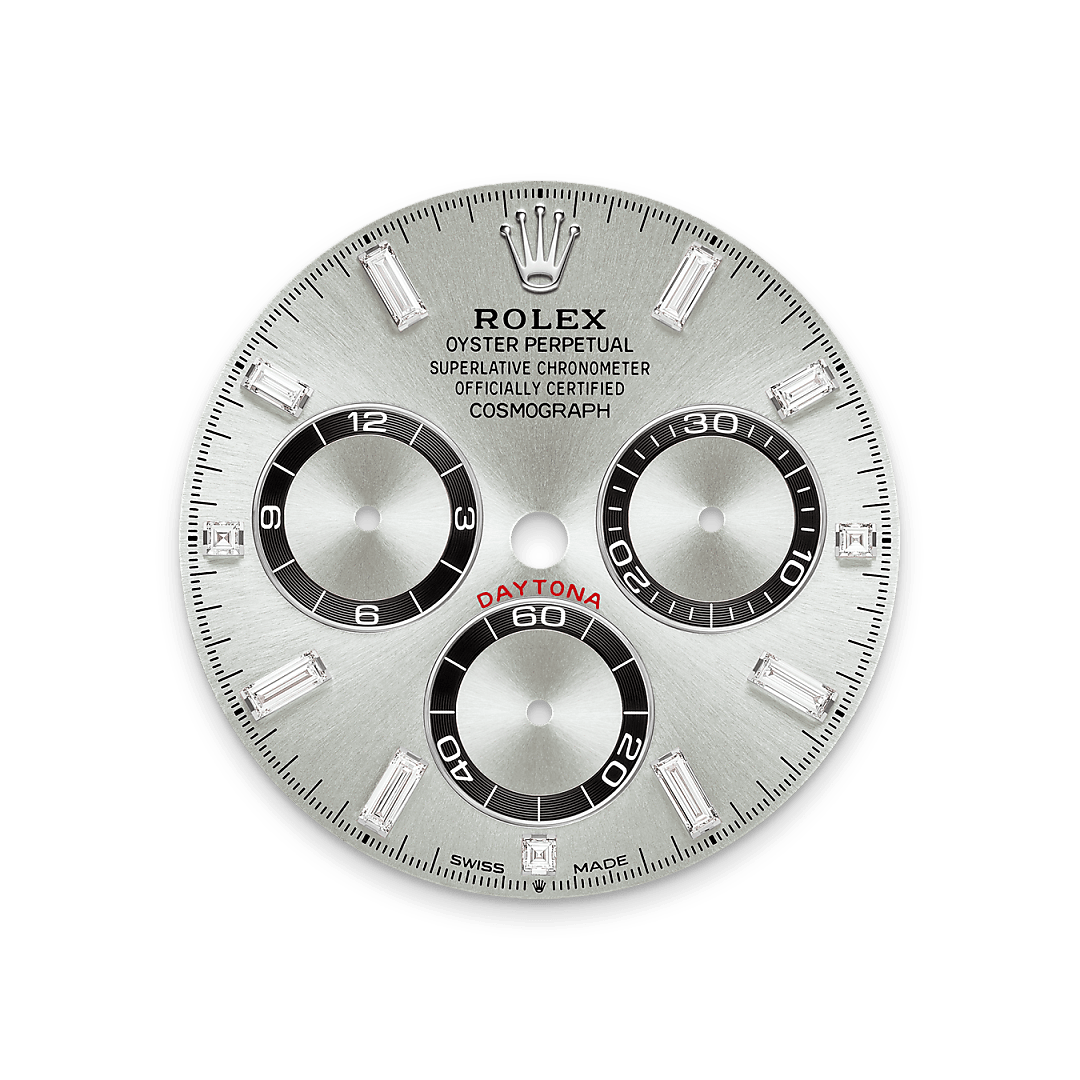 This model features a steel, diamond-set dial with snailed counters, 18 ct gold applique hour markers and hands with a Chromalight display, a highly-legible luminescent material. The dial allows drivers to accurately map out their track times and tactics without fail.