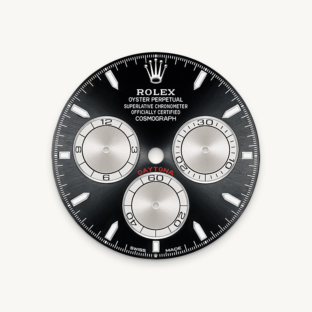 This model features a bright black and steel dial with spray-coated counters, 18 ct gold applique hour markers and hands with a Chromalight display, a highly-legible luminescent material.
The dial allows drivers to accurately map out their track times and tactics without fail.