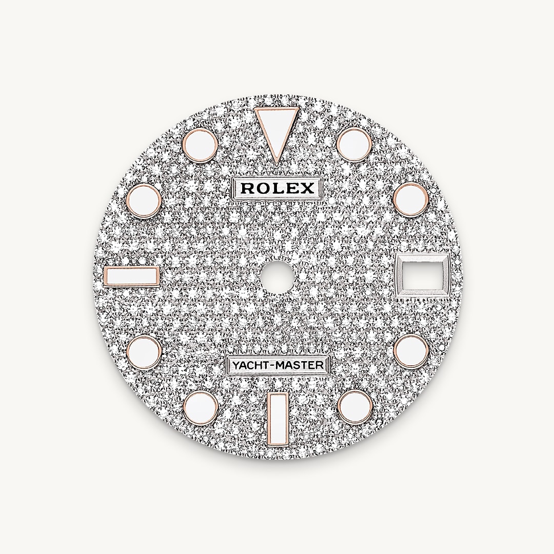 Diamonds, sapphires, rubies, emeralds – the noblest and most precious stones are selected to grace Rolex timepieces. The brand has in-house expertise and equipment enabling it to bejewel any model in its catalogue. Experienced gemmologists first select gemstones of the highest quality. For this, they can rely on their own seasoned judgement as well as state-of-the-art analysis equipment. The stones are then entrusted to the gem-setters, who skilfully place each precious stone onto the watch by hand, one by one, assuring precision to within hundredths of a millimetre. Such stringent tolerances guarantee that each stone shines with optimal brilliance and is perfectly aligned with those around it. These time-honoured gestures, which may be repeated many hundreds of times, ensure that each gem-set watch produced by Rolex sparkles with exceptional intensity and reflects the standard of excellence required by the brand.