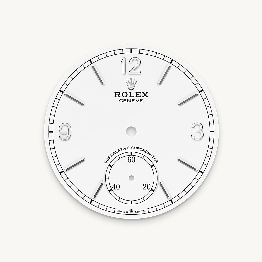 Each dial is a miniature work of art. The colour, reflections and surface texture, along with decorative elements and the overall design give the watch its intrinsic character. Rolex masters all aspects of its dial creation and production in-house. From the initial sketches to the final inspection, including colouring or the application of appliques, the process involves a series of steps and operations that call on specific expertise. Some of these professions – enamelling, for instance – date from the early days of watchmaking. Others are inherent to the use of cutting-edge technologies, such as magnetron sputtering, a complex technique for colouring the surface of a dial by depositing a thin film of material in a vacuum environment. A meeting of traditional skills and technology, the manufacture of Rolex dials perfectly encapsulates the philosophy that guides the brand: seeking the highest level of quality to achieve an impeccable, long-lasting result.