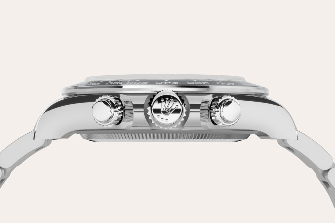 Rolex uses Oystersteel for its steel watch cases. Specially developed by the brand, Oystersteel belongs to the 904L steel family, alloys most commonly used in high-technology and in the aerospace and chemical industries, where maximum resistance to corrosion is essential. Oystersteel is extremely resistant, offers an exceptional finish once polished and maintains its beauty even in the harshest environments.