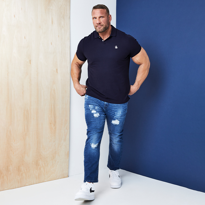 mens big and tall jeans clearance