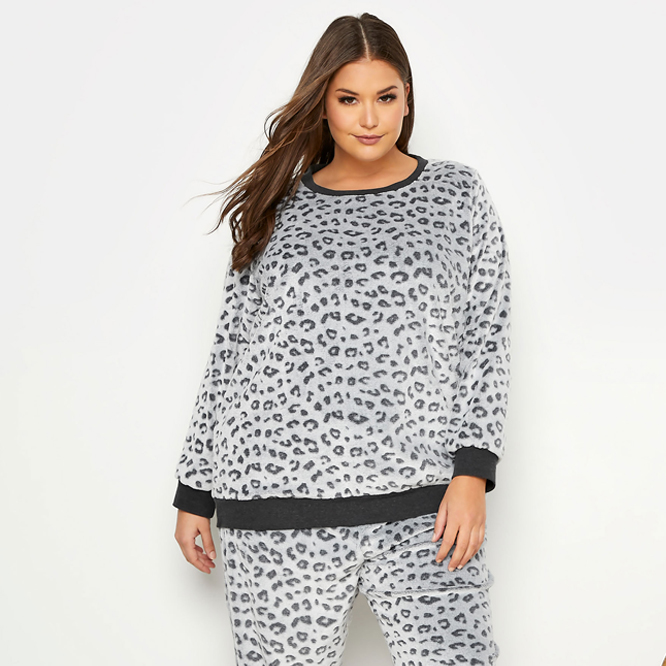 Yours Clothing Womens Plus Size Lounge Hoodie 